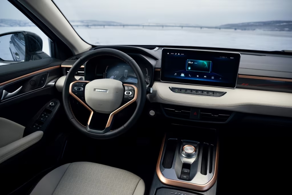 Интерьер Haval Jolion 2024, рестайлинг